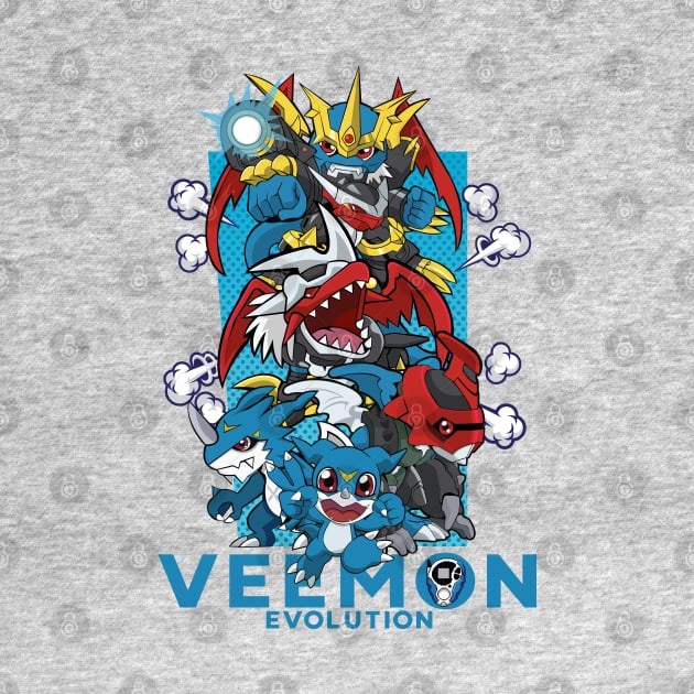 digimon veemon evolution by DeeMON